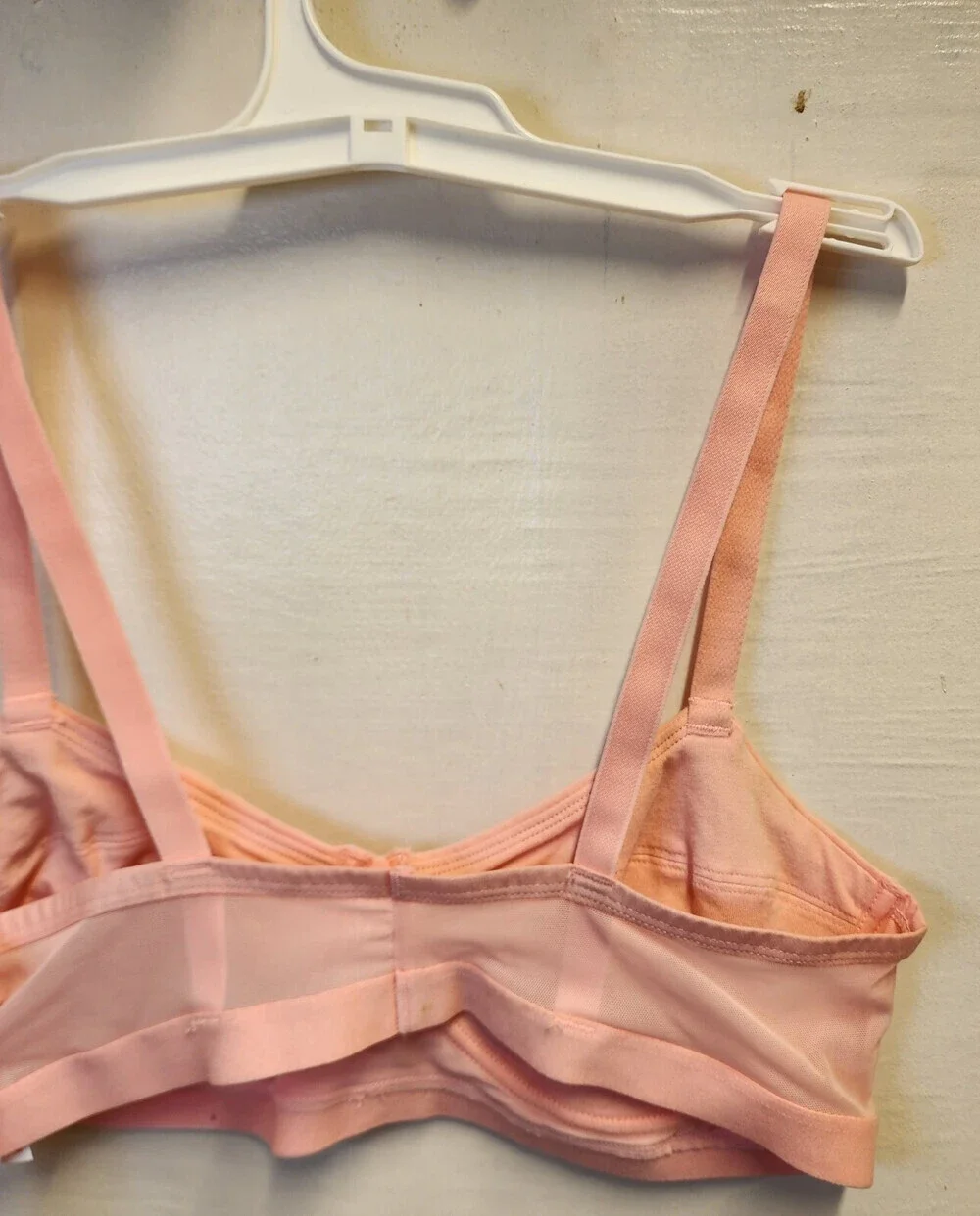 New Colise Women's Pink Wireless Pullover Bralette with Bow Size M